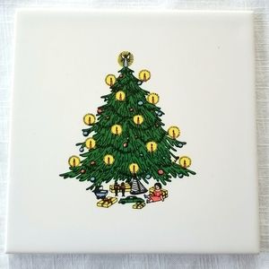 Franciscan Christmas Tree Tile